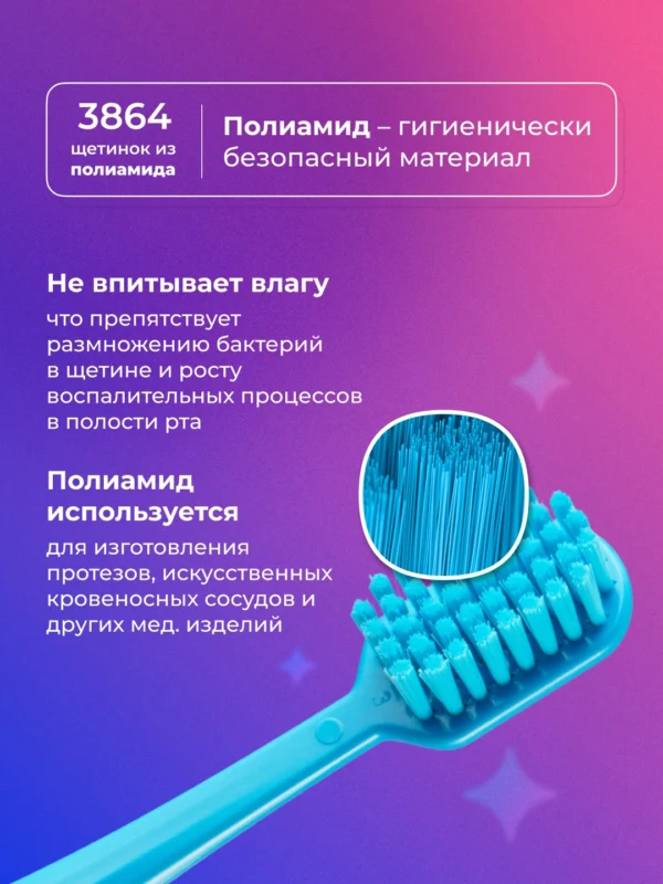 Зубная щетка GLOBAL WHITE SOFT, чувствительные зубы и десны — изображение 3
