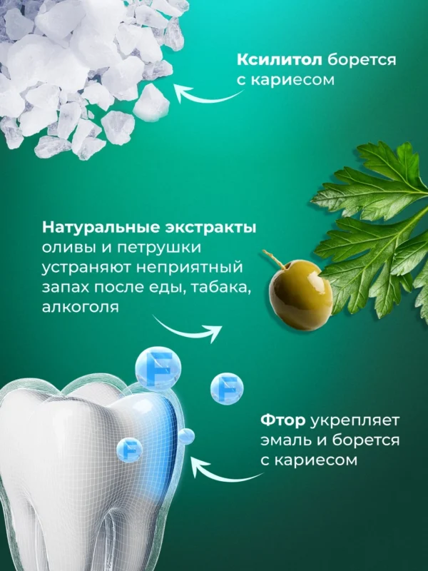 Ополаскиватель для полости рта GLOBAL WHITE, освежающий, 300 мл — изображение 5